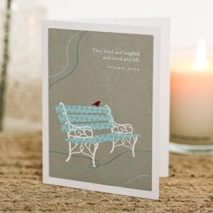 They Lived And Laughed Sympathy Card