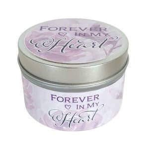 Floral Forever In My Heart Travel Tin Candle