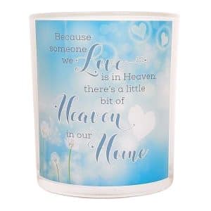 Heaven In Our Home Memorial Candle