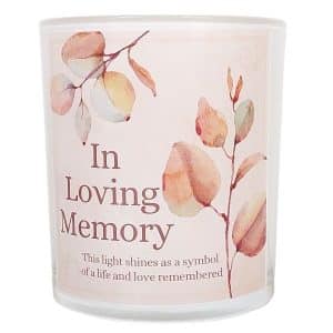 In Loving Memory Memorial Candle