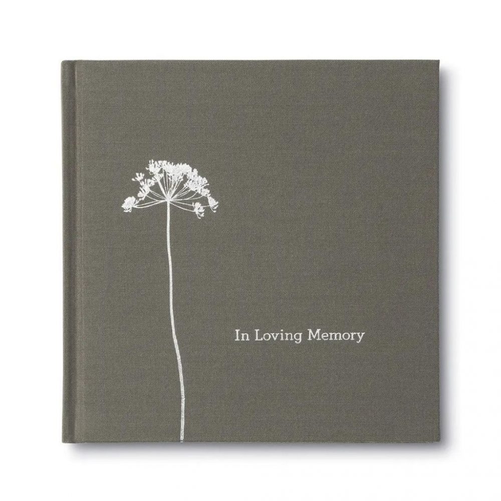 In Loving Memory Inspirational Quote Book