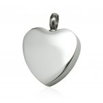 Silver Heart Memorial Pendant