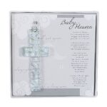 Baby In Heaven Memorial Glass Cross