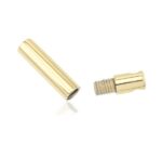 Gold Vermeil Cylinder Memorial Pendant Open