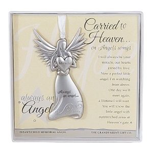 Carried To Heaven Baby Loss Angel Ornament