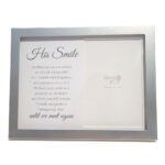His Smile Verse Photo Frame