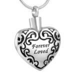 Forever Loved Heart Memorial Pendant