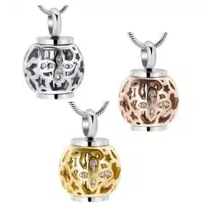 Lantern Urn Memorial Pendant Cremation Jewellery Options