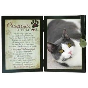 Pawprints Left By You Cat Photo Frame