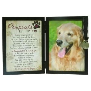 Double Pawprints Left By You Dog Photo Frame