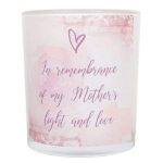 Rose Memorial Candle