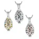 Tear Drop Memorial Pendant Cremation Jewellery Options