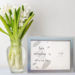 Those We Love Verse Photo Frame On Shelf