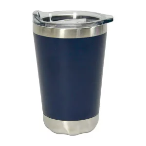 Navy Double-Walled Mug Stainless Steel