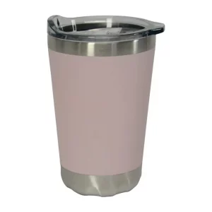 Pink Double Walled Mug Stainless Steel