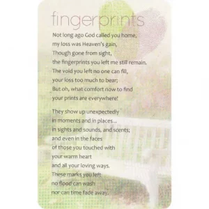 Fingerprints Pocket Card