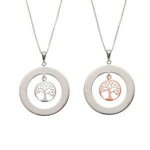 Circle Tree Of Life Necklace