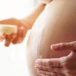 Natural Pregnancy Belly Balm In Use