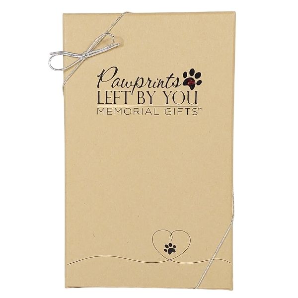 Pawprints Left By You Medallion Ornament Gift Box