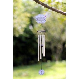 Pawprints Left By You Windchime In Garden Display