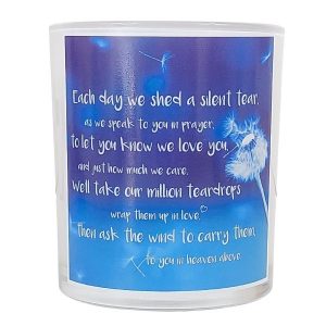 Silent Tear Memorial Candle For Remembrance