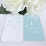 Candle Funeral Favours Swallow 10 Gifts Cards