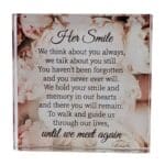 Her Smile Verse Crystal Block