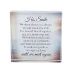 His Smile Verse Crystal Block