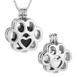 Paw Print Urn Pendant