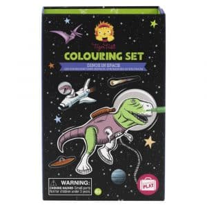 Dinos In Space Colouring Set