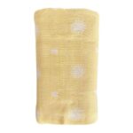 Lemon Daisy Bamboo And Cotton Muslin Wrap