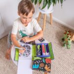 Playtime Dinos In Space Colouring Set