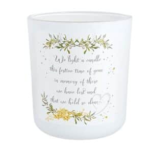 In Memory Christmas Memorial Candle 2024