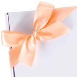 Gift Box With Peach Ribbon