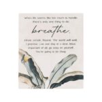 Mindfulness Message Plaque