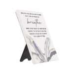 Mindfulness Message Plaque Side View