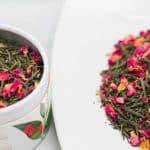 Organic Rose Green Tea Open Box