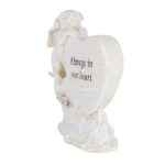 Always In Our Heart Dog Memorial Figurine Side