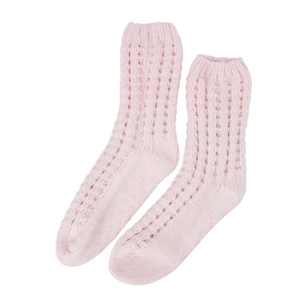 Soft Pink Cosy Room Socks Sending Hugs