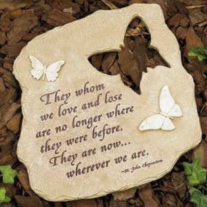 Wherever We Are Garden Plaque