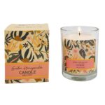 Golden Honeysuckle Floral Candle
