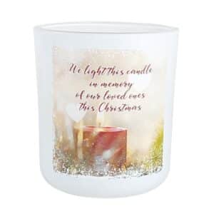 We Light This Christmas Memorial Candle