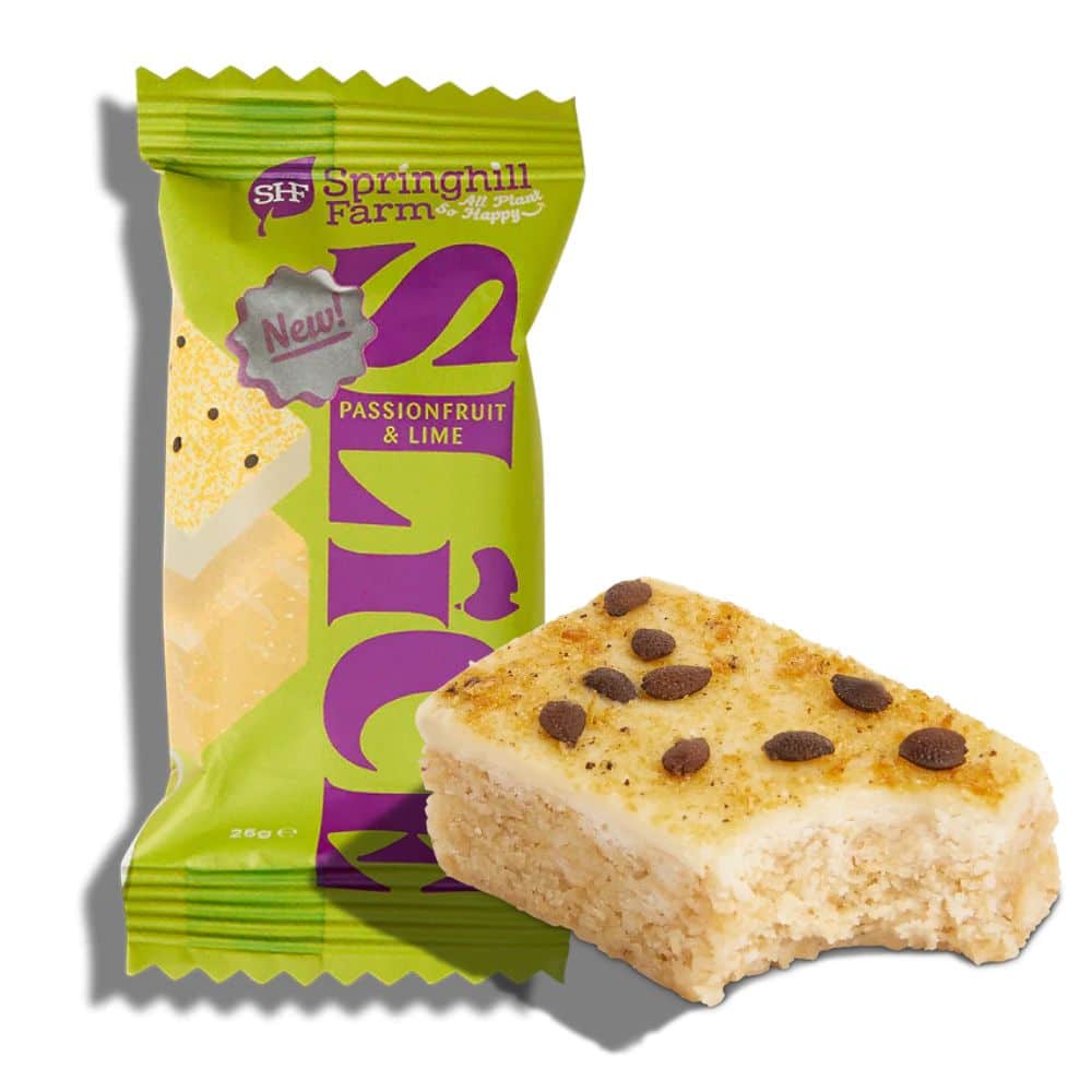 Passionfruit And Lime Bite Slice