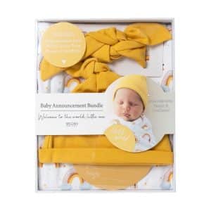 Rainblow Baby Announcement Bundle Gift Box