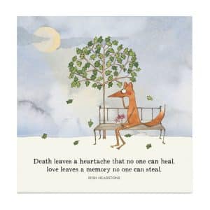 Death Leaves A Heartache Sympathy Card