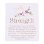 Magnolia Strength Message Plaque