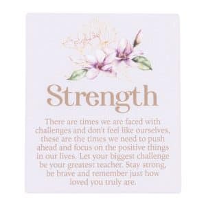 Magnolia Strength Message Plaque
