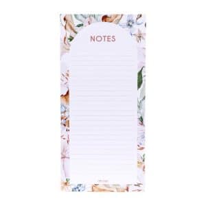 Pastel Floral Magnetic Notepad
