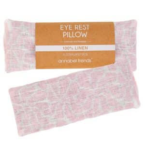 Pink Petal Floral Linen Eye Rest Pillow