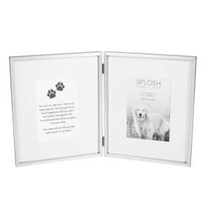Paw Prints On My Heart Double Photo Frame